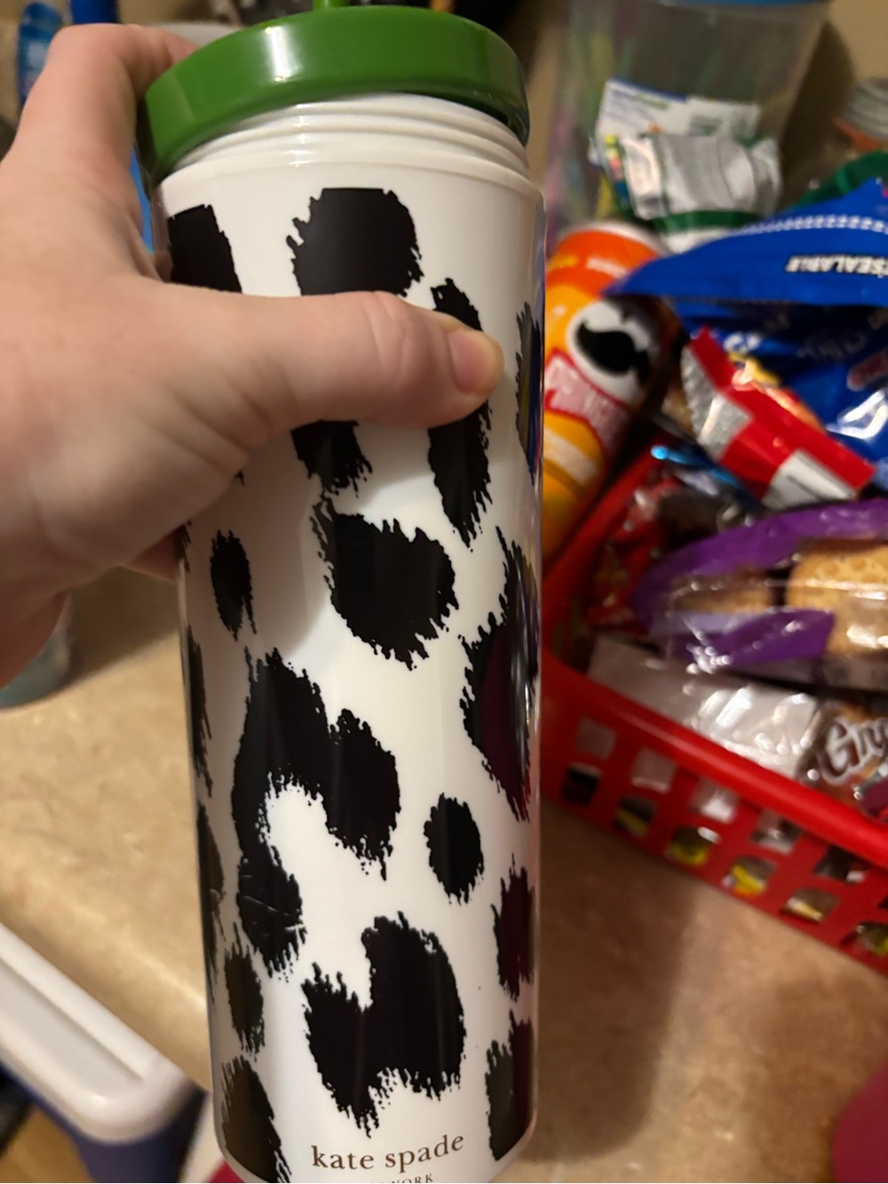Kate Spade Patterned Tumbler
